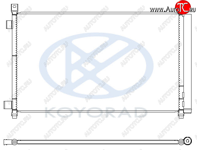 13 999 р. X-TRAIL КОНДЕНСАТОР КОНДИЦ 2.5 (KOYO) KOYORAD nnxtr15-930  с доставкой в г. Пермь