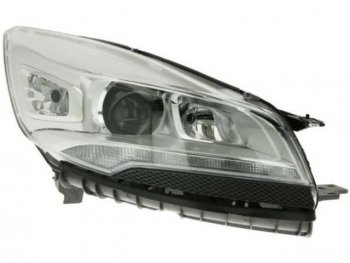 Правая фара (c электрокорректором, ксенон) DEPO Ford Kuga  2 (2013-2016) дорестайлинг