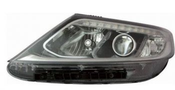 Левая фара (линзован, диодная) BodyParts KIA Sorento  XM (2012-2015) рестайлинг