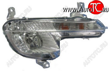 6 449 р. Противотуманная фара правая DEPO Peugeot 508 седан (2010-2014)  с доставкой в г. Пермь