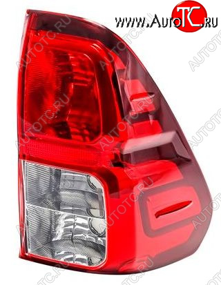 6 199 р. Правый фонарь DEPO Toyota Hilux AN120 дорестайлинг (2016-2020)  с доставкой в г. Пермь