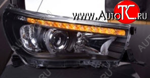 39 899 р. HILUX ФАРА Л+П (КОМПЛЕКТ) ЛИНЗОВАН , П КОРРЕКТОР , ДИОД , С БЕГУЩИЙ УК.ПОВОР , ВНУТРИ ЧЕРН ТЮНИНГ (SONAR) SONAR tyhix15-003-n  с доставкой в г. Пермь