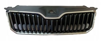 Решетка радиатора (пр-во Китай) BODYPARTS Skoda Superb ( B8 (3V),  B8 (3V5)) (2015-2019) лифтбэк дорестайлинг, универсал дорестайлинг (молдинг хром)