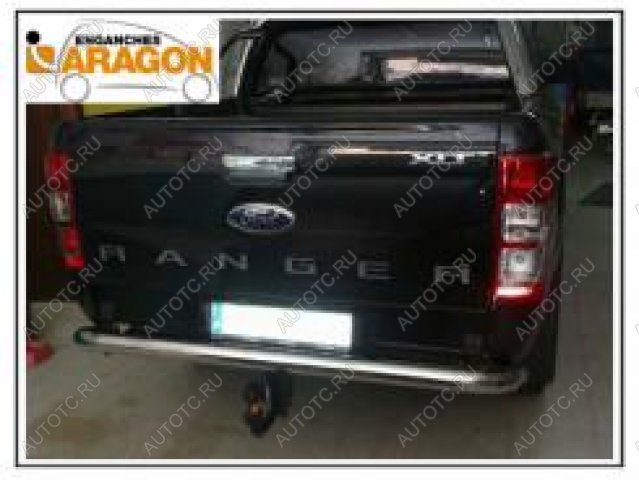 7 349 р. ТСУ для FORD Ranger с бамп. 2012-2019, Тип шара: Горизонтальный, условно-съемный (лебединая шея) (A)  Форд Ранджер Aragon e2015ca  с доставкой в г. Пермь