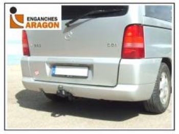 7 399 р. ТСУ для MERCEDES Clase V 1996-2003, MERCEDES Vito (W638) 1996-2003, Тип шара: Горизонтальный, условно-съемный (лебединая шея) (A)  Мерседес Бенц Aragon e4108ba  с доставкой в г. Пермь. Увеличить фотографию 1