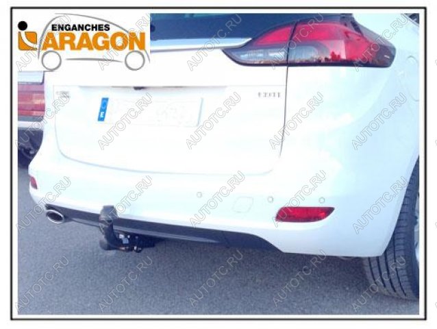 14 449 р. ТСУ для OPEL Zafira C Sports Tourer 2011-2018, Тип шара: Горизонтальный, условно-съемный (лебединая шея) (A)  Опель Зафира Aragon e4519ca  с доставкой в г. Пермь