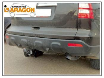 14 349 р. ТСУ для HONDA CR-V 2007-2012, Тип шара: Горизонтальный, условно-съемный (лебединая шея) (A)  Хонда ЦРВ Aragon e2401ca  с доставкой в г. Пермь. Увеличить фотографию 1