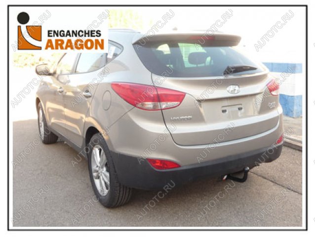 16 749 р. ТСУ для HYUNDAI ix35 2010-2015, Тип шара: Горизонтальный, условно-съемный (лебединая шея) (A)  Хендай ИХ35 Aragon e2514aa  с доставкой в г. Пермь