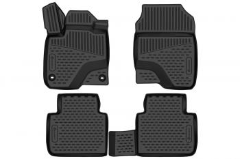 Коврики 3D в салон подходят для HONDA ZR-V 2022 - 4шт. (полиуретан)  Хонда Зрв Element element3dan0592210k