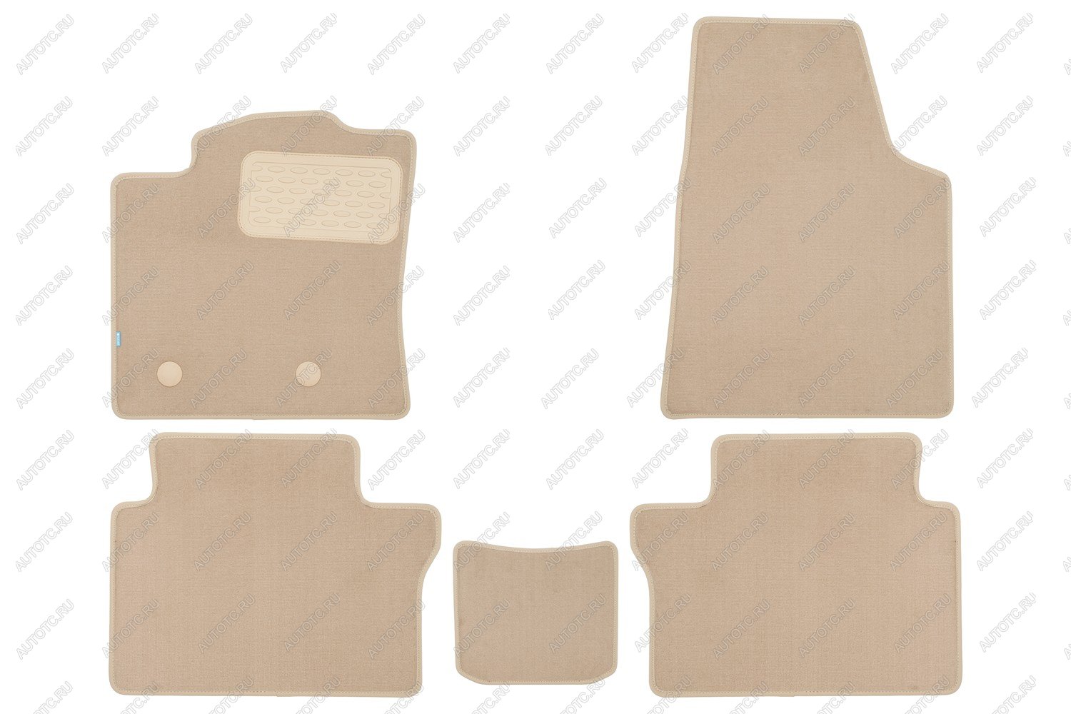 4 299 р. Коврики в салон Klever Premium FAW Bestune B70 2020- сед., 5шт. (текстиль, бежевые)  ФАВ Бестюн Б70 Klever klever0406201722112kh  с доставкой в г. Пермь