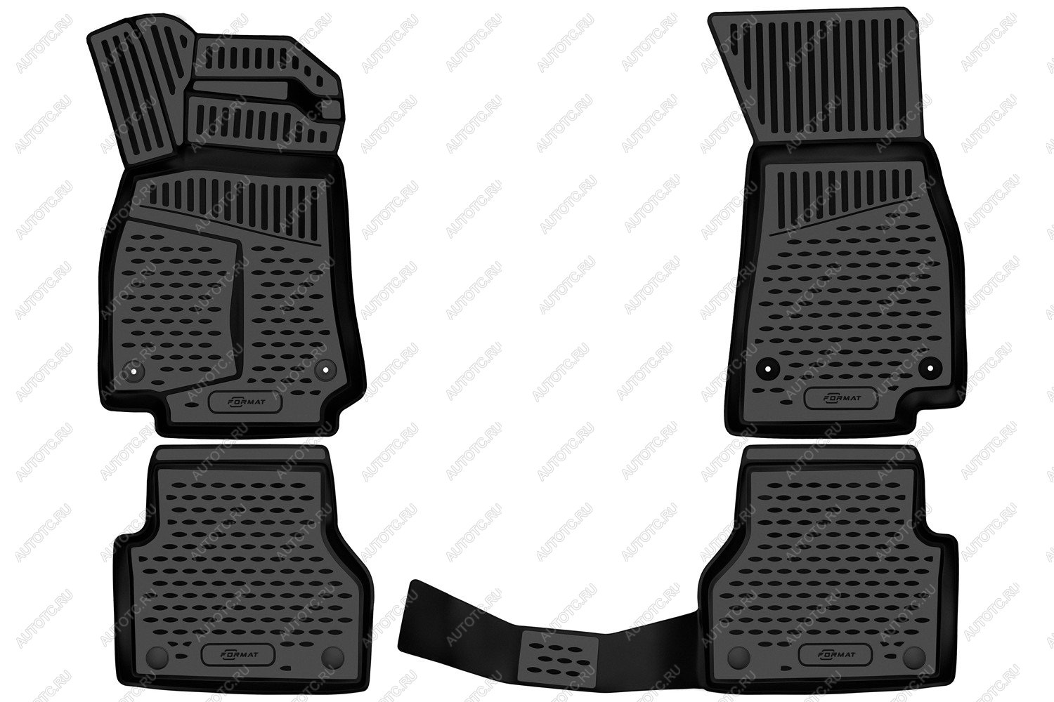 4 099 р. Коврики 3D в салон подходят для подходит для AUDI A6 (V(C8)), включая Allroad 2018-, универсал, 4шт. (ПУ, повышенная износостойкость)  Ауди А6 FORMAT format.3da58925210k  с доставкой в г. Пермь