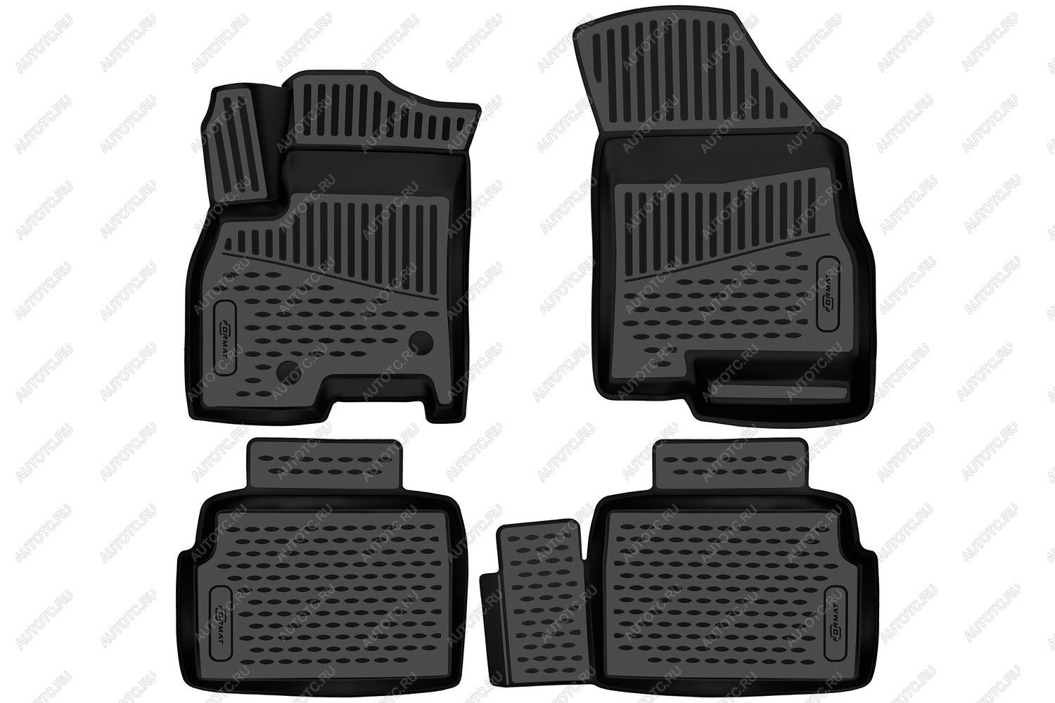 5 399 р. Коврики 3D в салон подходят для CHERY Tiggo 7 Pro (Elite, Luxury), 2020-, кросс, 4шт. (ПУ, повышенная износостойкость)  Черри Тигго 7 Про FORMAT format.3da0n009210k  с доставкой в г. Пермь