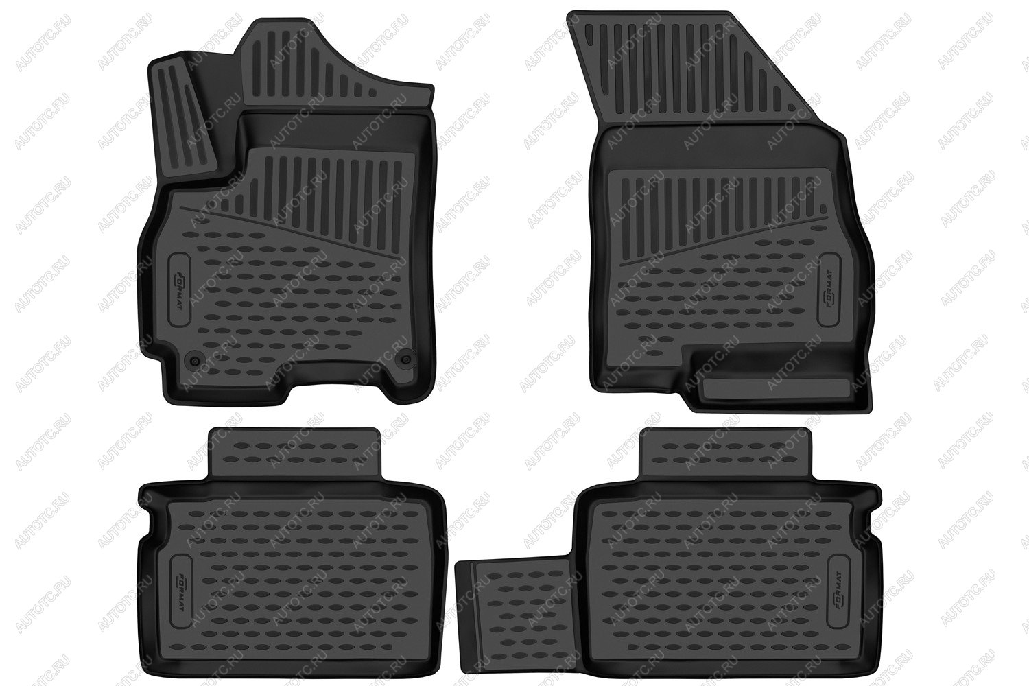 5 399 р. Коврики 3D в салон подходят для CHERY Tiggo 4 (I, Ir) 2017-  4 PRO 2020-, кросс, 4 шт. (ПУ, повышенная износостойкость)  Черри Тигго 4 Про FORMAT format.3da04948210  с доставкой в г. Пермь