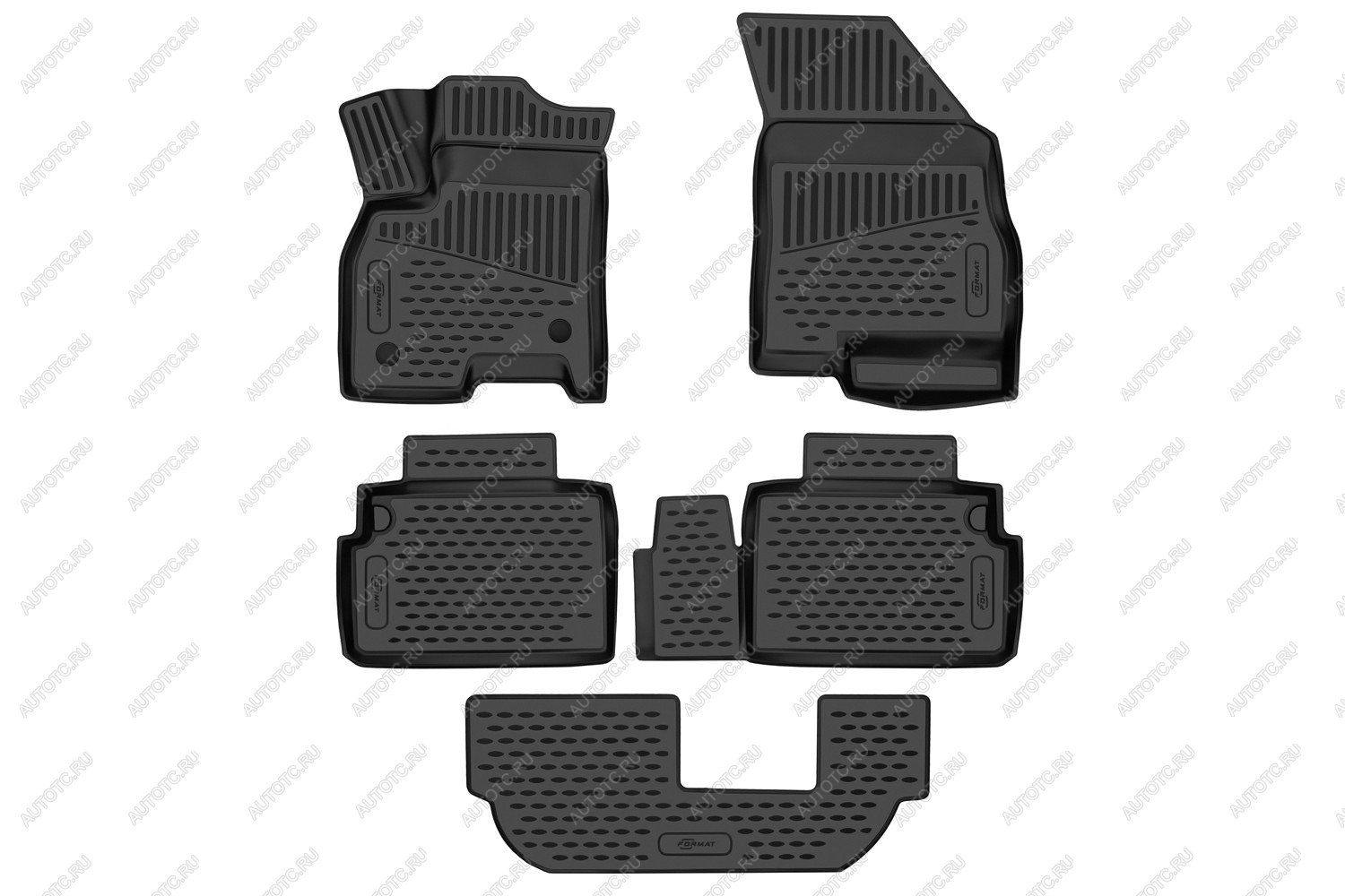 4 099 р. Коврики 3D в салон подходят для CHERY Tiggo 8 Pro, 2021-  8 Pro Max, 2022-, внед. 7 мест, 5 шт. (ПУ, повышенная износостойкость)  Черри Тигго 8 Про  FORMAT format.3da0n198210k  с доставкой в г. Пермь