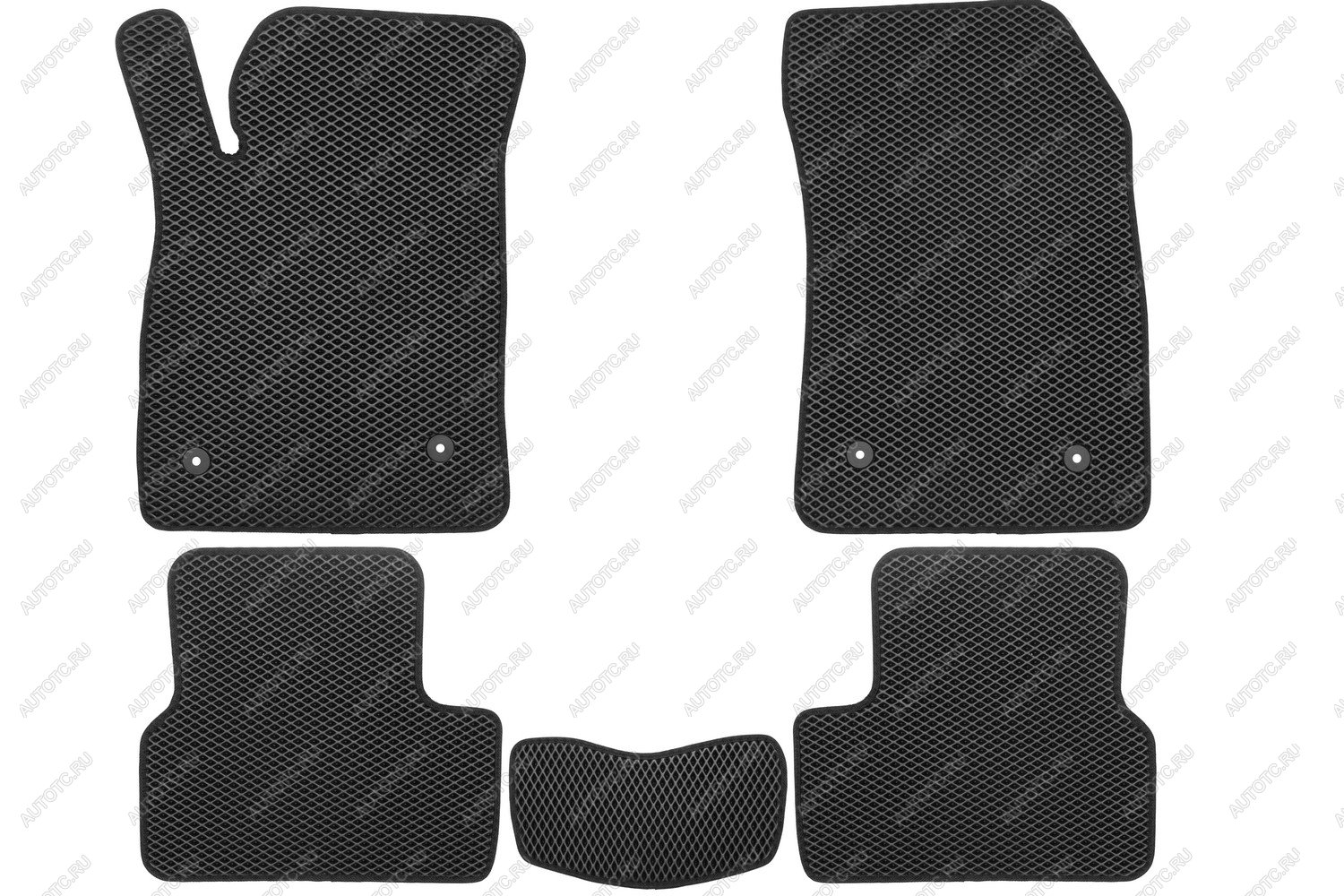3 099 р. Коврики в салон EVA подходят для CHEVROLET Cruze 2008-2016 I, Ir,  2008-2016 (черная окантовка), 5шт.  Шевроле Круз Klever eva.b.0500801322110k  с доставкой в г. Пермь