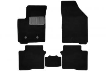 4 699 р. Коврики в салон Klever Premium OMODA S5 2023- седан, 5шт. (текстиль)  Омода С5 Klever klever0312000222110kh  с доставкой в г. Пермь. Увеличить фотографию 1