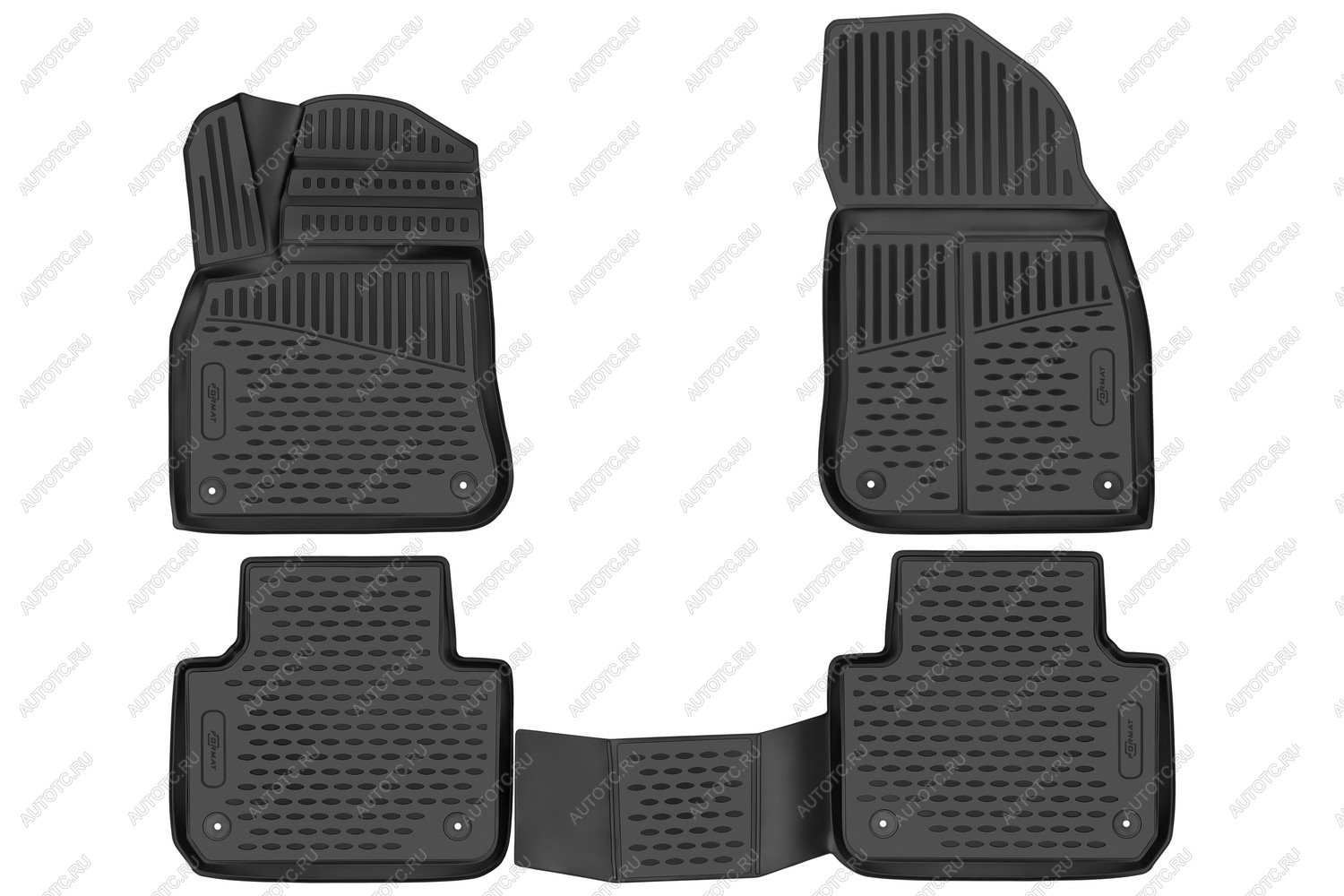 5 399 р. Коврики 3D в салон подходят для VOLKSWAGEN Touareg (III) 2018-, 4шт. (ПУ, повышенная износостойкость)  Фольксваген Туарег FORMAT format.3d5162210k  с доставкой в г. Пермь