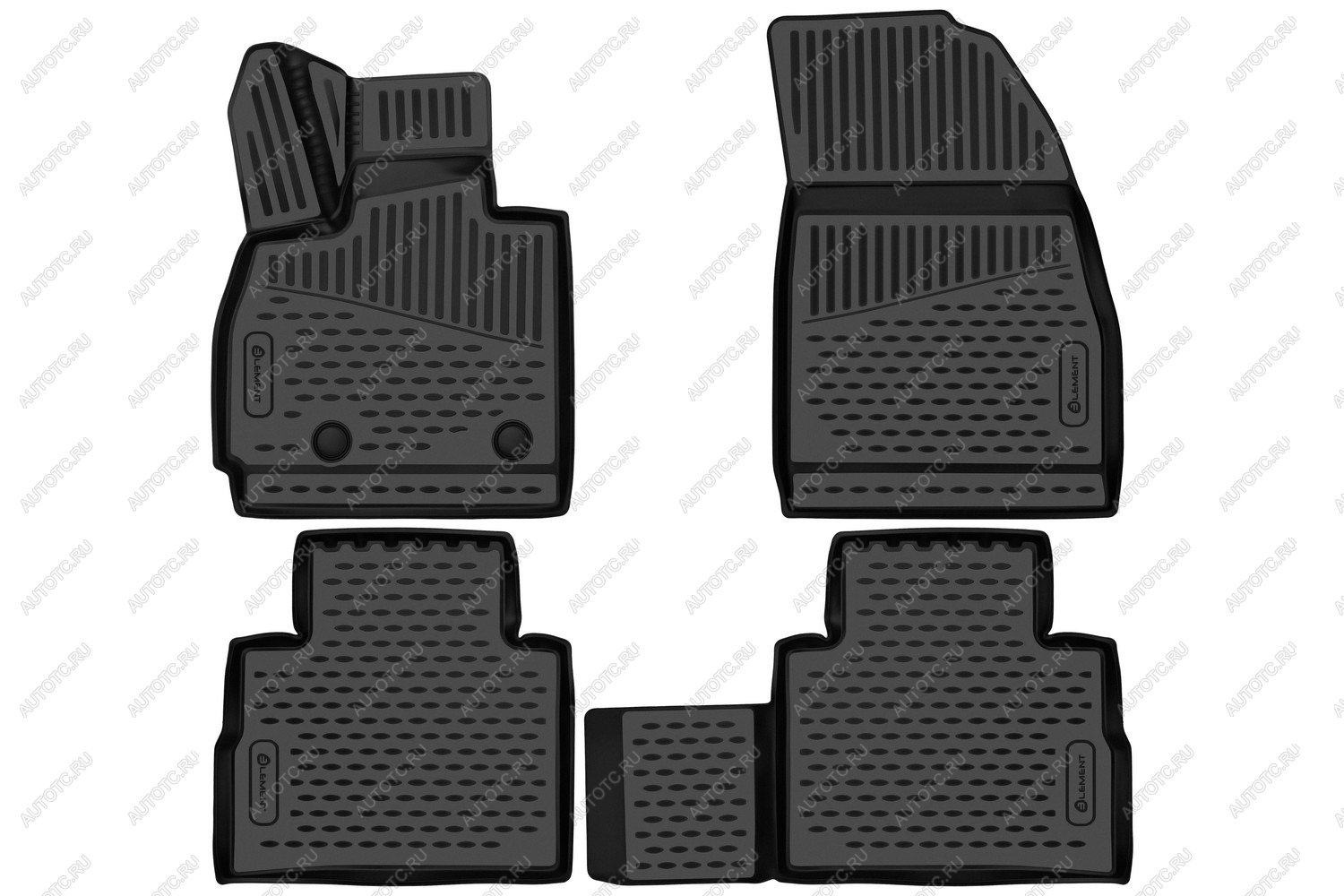 3 499 р. Коврики 3D в салон подходят для EXEED RX 2023 - 4шт. (полиуретан)  Эксид РХ Element element3dan0628210k  с доставкой в г. Пермь