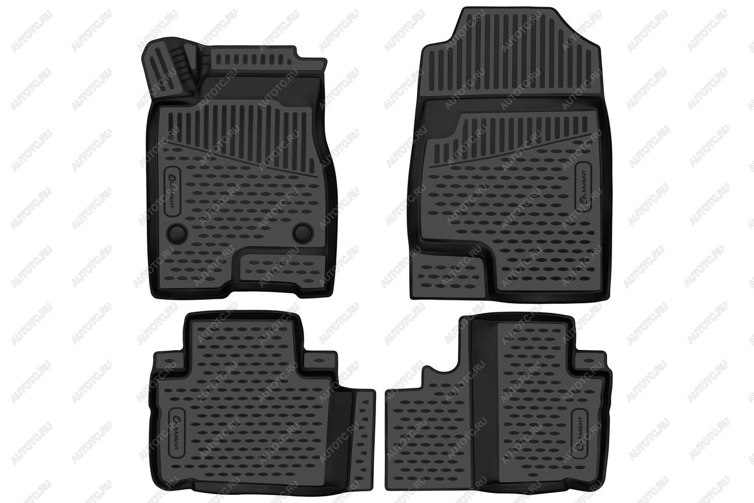 3 399 р. Коврики 3D в салон подходят для HAVAL M6 2023-, 4шт. (полиуретан)  Хавал М6 Element element3dan0465210k  с доставкой в г. Пермь
