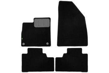 6 949 р. Коврики в салон Klever Standard GAC GS8 2021-, внед., 4шт. (текстиль)   Гак ГС8 Klever klever0210500201210kh  с доставкой в г. Пермь. Увеличить фотографию 1