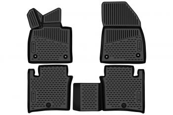 3 999 р. Коврики 3D в салон подходят для Zeekr 001 (I) 2021 - 4шт. (полиуретан) Element element3da67431210k  с доставкой в г. Пермь. Увеличить фотографию 1