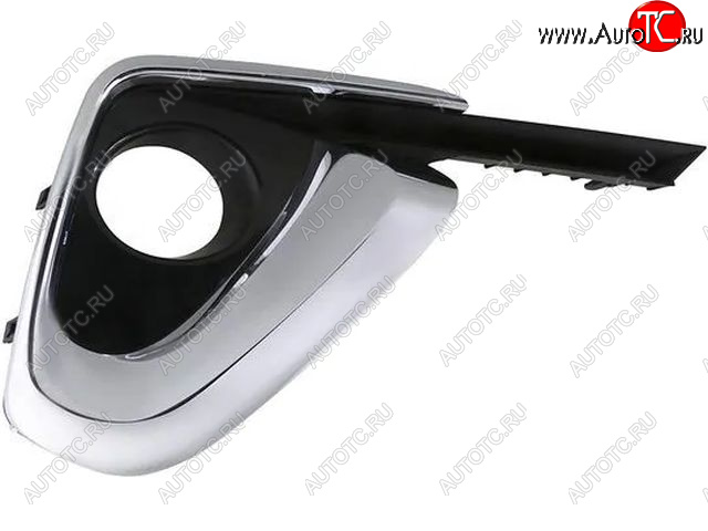 1 859 р. Правая вставка под ПТФ BodyParts  Toyota Fortuner  AN160 (2015-2020) дорестайлинг (молдинг хром)  с доставкой в г. Пермь