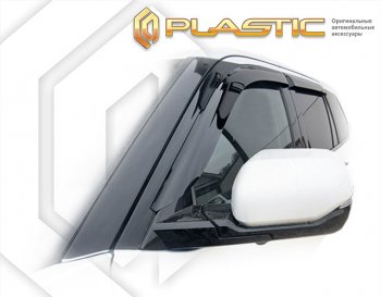 2 159 р. Дефлектора окон CA-Plastic Toyota Sequoia XK80 (2022-2025) (серия Сlassic полупрозрачный)  с доставкой в г. Пермь. Увеличить фотографию 2
