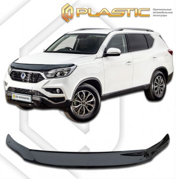 Дефлектор капота CA-Plastic Exclusive SSANGYONG Rexton  Y400 (2017-2023) дорестайлинг