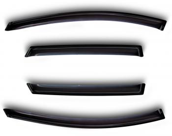 1 039 р. Дефлекторы боковых окон Ford Mondeo, 2015-2019Fusion, 2012-2020, 4ч., темныйхром  Форд Мондео SIM nld.sfomon1532-cr  с доставкой в г. Пермь. Увеличить фотографию 1