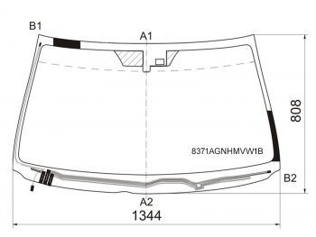 Стекло лобовое (Обогрев щеток Датчик дождя) Lexus IS 05-16 FUYAO 8371AGNHMVW1B