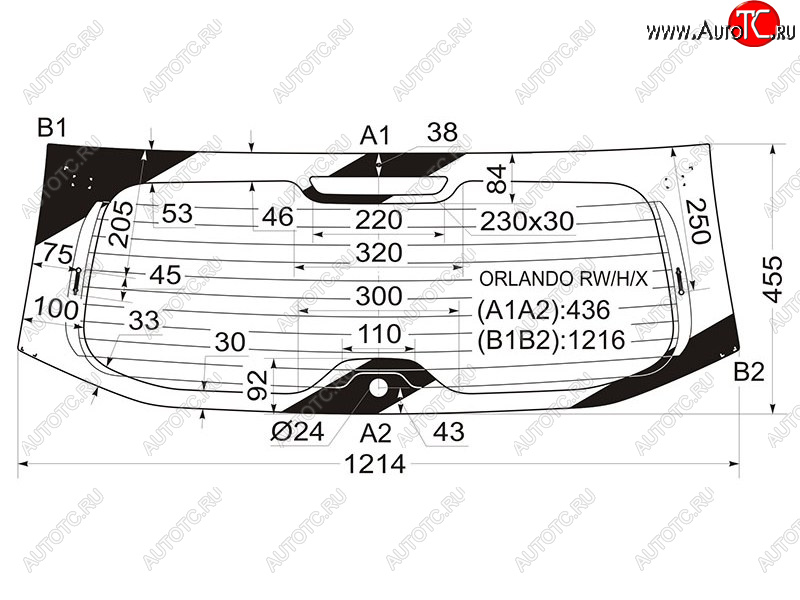 11 599 р. Стекло заднее (Цвет зеленый Обогрев) Chevrolet Orlando 11-15 XYG ORLANDO RW/H/X  с доставкой в г. Пермь
