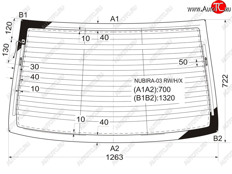 6 999 р. Стекло заднее (Цвет зеленый Обогрев Антенна 4D SED) Chevrolet Lacetti 04-13  Daewoo Lacetti 04-0 XYG NUBIRA-03 RW/H/X  с доставкой в г. Пермь