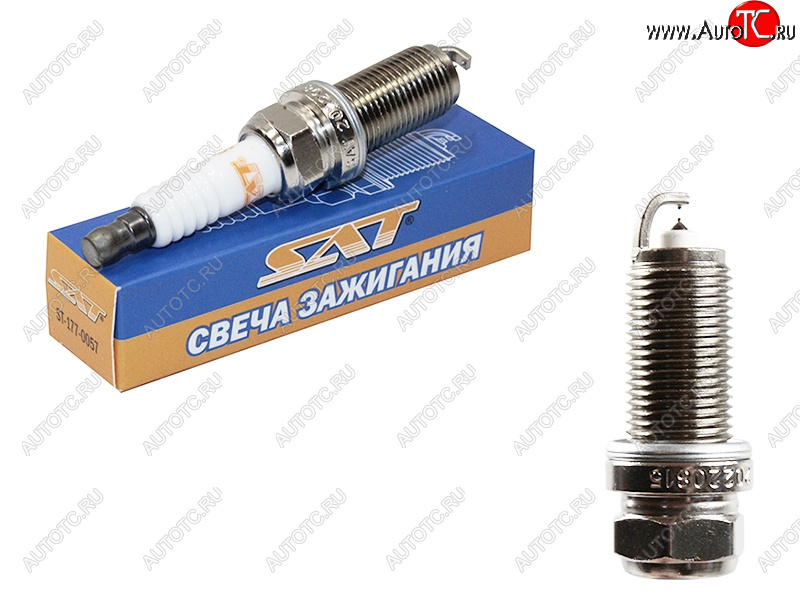 439 р. Свеча зажигания TOYOTA AURISCOROLLAPREMIOYARIS 06- SAT ST-177-0057  с доставкой в г. Пермь