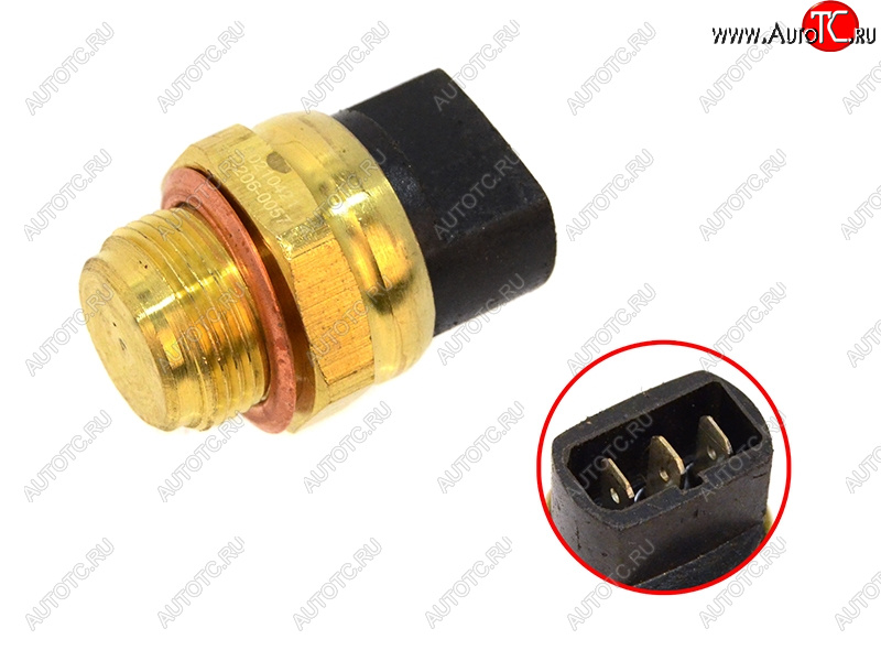 519 р. Датчик температуры ОЖ VW PASSAT 96-00 JETTA 86-91 GOLF 2, 3 POLO 85-94 SAT ST-206-0057  с доставкой в г. Пермь