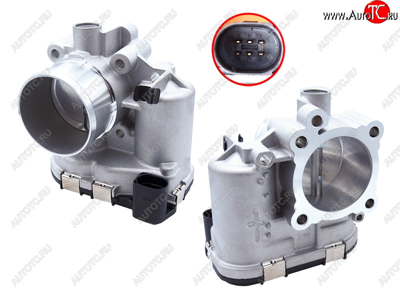 5 749 р. Дроссельная заслонка Ford Fiesta 08-19  Focus 10-19  Kuga 13-17  Mondeo 07-15  Volvo S60 10-18  SAT ST-359-0090  с доставкой в г. Пермь