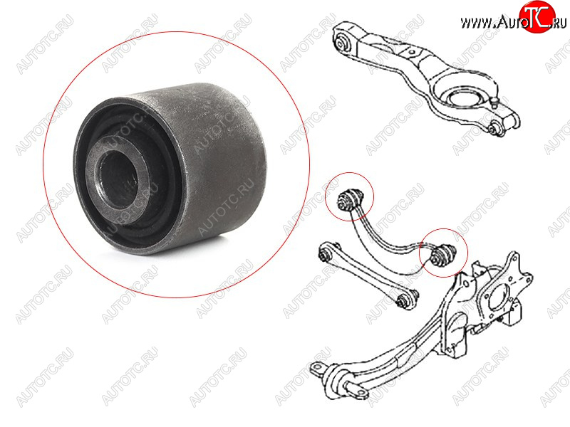 260 р. Сайлентблок Ford Focus 98-19  Kuga 08-19  Mazda 3 03-13  6 02-08  Ford Escort 80-86  Mazda 3 MP SAT ST-BP4K-28-C10B  с доставкой в г. Пермь