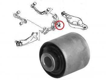 519 р. Сайлентблок Mazda 6 07-12  Subaru Forester 97-02  Impreza 92-00  Legacy 89-03  Outback 94-03  M SAT ST-GS1D-26-11XB-U  с доставкой в г. Пермь. Увеличить фотографию 1
