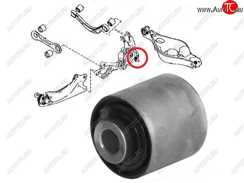 519 р. Сайлентблок Mazda 6 07-12  Subaru Forester 97-02  Impreza 92-00  Legacy 89-03  Outback 94-03  M SAT ST-GS1D-26-11XB-U  с доставкой в г. Пермь