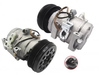 19 699 р. Компрессор кондиционера Toyota Harrier (XU30) 03-13  Lexus ES 01-06  RX 03-09  Toyota Avalon 99-0 SAT ST-LX46-396-A0  с доставкой в г. Пермь. Увеличить фотографию 1