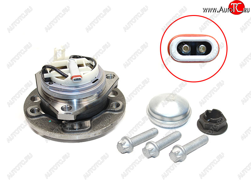 10 299 р. Ступичный узел перед OPEL ASTRA HZAFIRA (5 шпилек) 05- SKF VKBA3651  с доставкой в г. Пермь