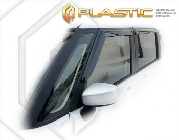 1 999 р. Дефлектора окон CA-Plastic Suzuki Solio MA37S,MA47S,MA27S хэтчбэк 5 дв. (2020-2025) (серия Сlassic полупрозрачный)  с доставкой в г. Пермь. Увеличить фотографию 2