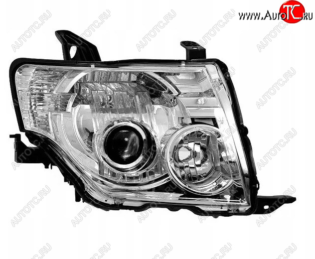 0 р. Правая фара (ксенон) CHINA Mitsubishi Pajero 4 V80 дорестайлинг (2006-2011)  с доставкой в г. Пермь