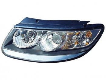 Левая фара (c электрокорректором) CHINA Hyundai Santa Fe  CM (2006-2009) дорестайлинг