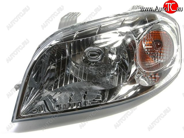 0 р. Левая фара (c электрокорректором) DEPO  Chevrolet Aveo  T250 (2006-2011) седан рестайлинг  с доставкой в г. Пермь