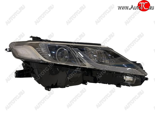 0 р. Правая фара (1 диодная полоска) CHINA  Toyota Camry  XV70 (2017-2021) дорестайлинг  с доставкой в г. Пермь
