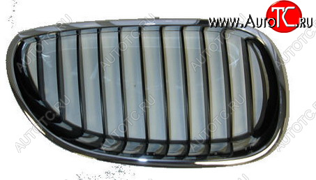 1 589 р. Правая решетка радиатора BodyParts  BMW 5 серия  E60 (2003-2007) седан дорестайлинг (хром черный)  с доставкой в г. Пермь
