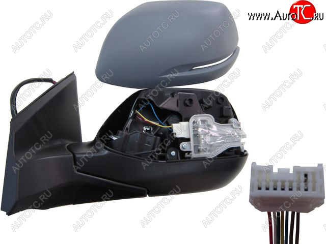 5 849 р. Боковое левое зеркало (электрическое, с подогревом) BodyParts  Honda CR-V  RM1,RM3,RM4 (2012-2015) дорестайлинг (неокрашенное)  с доставкой в г. Пермь