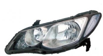 Фара левая (под корректор) BodyParts Honda Civic  FD (2005-2008) седан дорестайлинг
