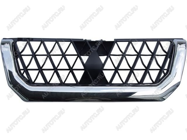 6 999 р. Решетка радиатора (пр-во Китай) BODYPARTS Mitsubishi Pajero Sport PA дорестайлинг (1996-2004) (хром)  с доставкой в г. Пермь