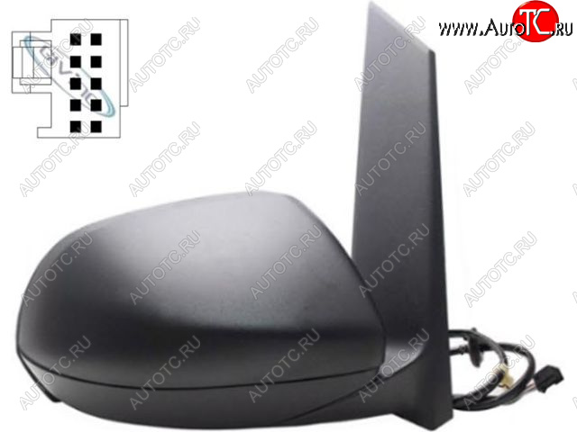 13 399 р. VITO ЗЕРКАЛО ПРАВ ЭЛЕКТР С ПОДОГРЕВ ЧЕРН 5 КОНТ (aspherical) (Тайвань) BodyParts mdvit14-450-r  с доставкой в г. Пермь